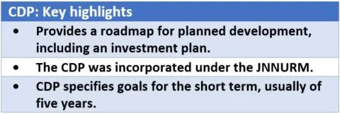 CDP (Comprehensive Development Plan)