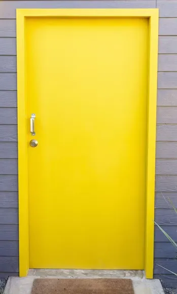 Yellow door