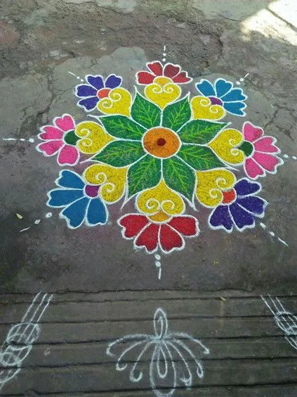 Rangoli Kolam designs