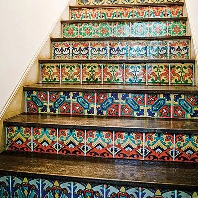 stair tiles design for home