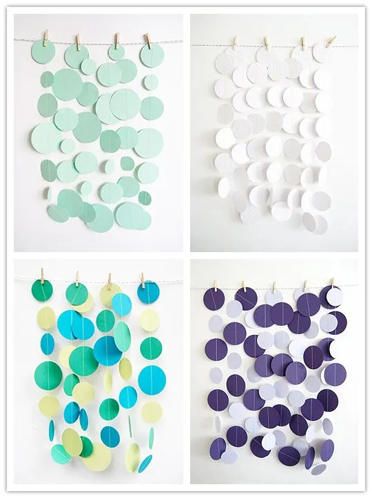 Punched Paper Wall Hanging