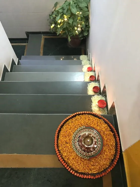 15 flower rangoli ideas to decorate your house this festive season