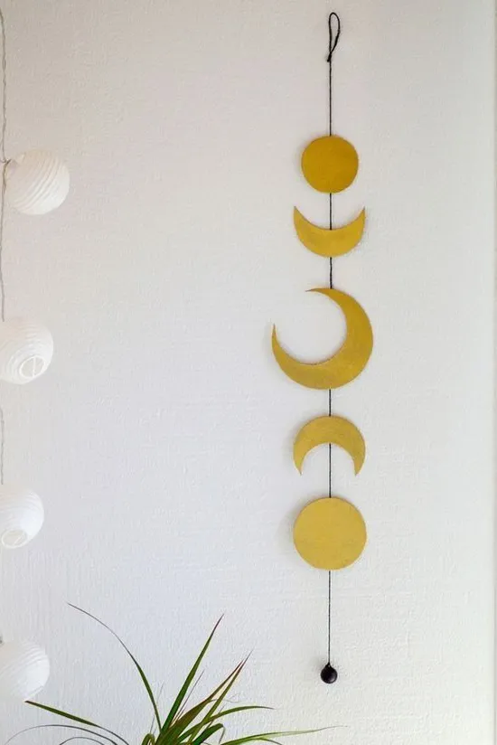 Moon Phases for Paper Wall Hanging