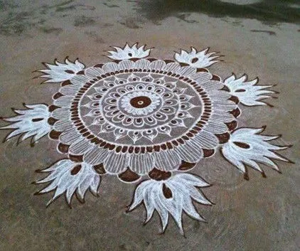 Rangoli Kolam designs