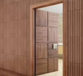 Teak wood door