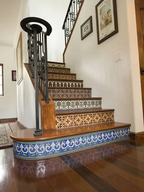 stair tiles design for home