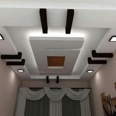 high gypsum pop roof