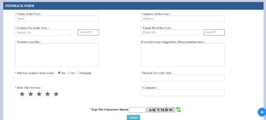 Feedback form Banglarbhumi