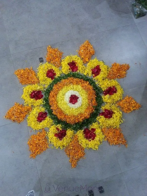 modern rangoli kolam designs with colours