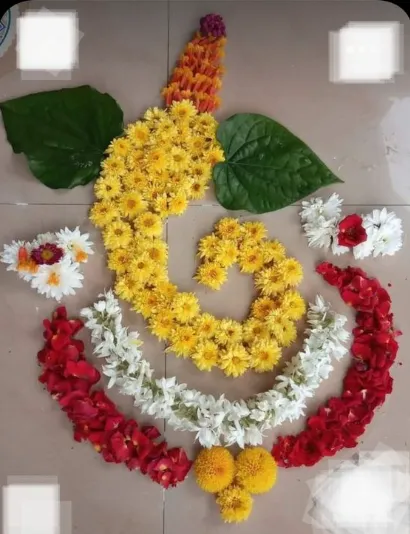 15 flower rangoli ideas to decorate your house this festive season