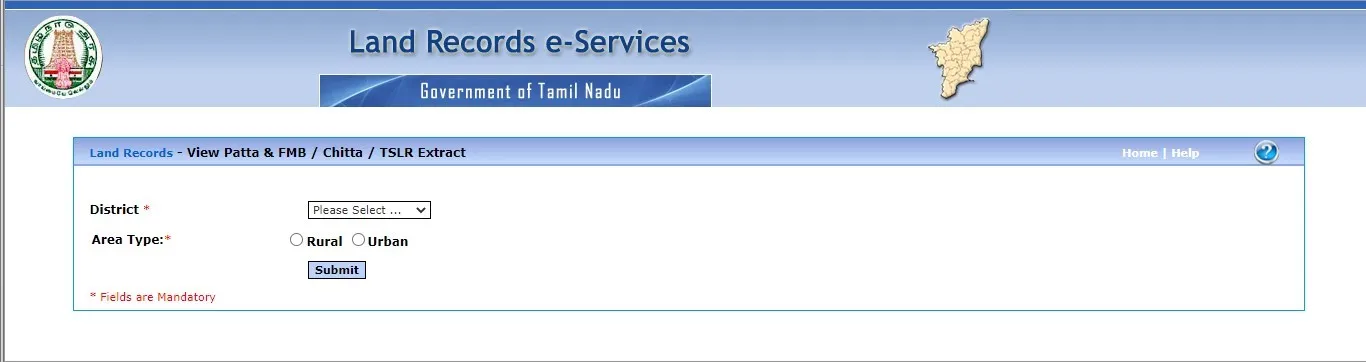 How to download Bhulekh document online in Tamil Nadu