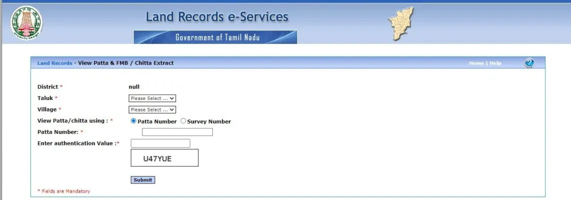 How to download Bhulekh document online in Tamil Nadu