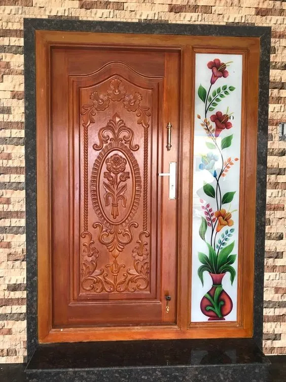 Teak wood door design catalogue