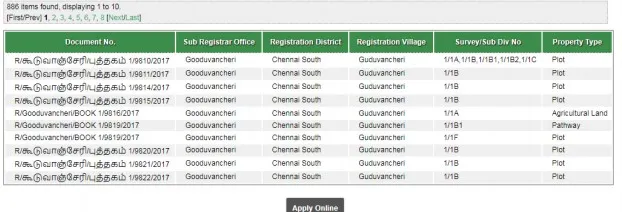 How to apply for an encumbrance certificate in Tamil Nadu