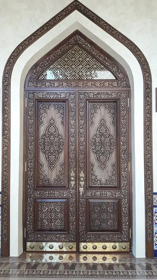 Teak door