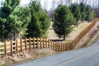 Picket fence compound wall