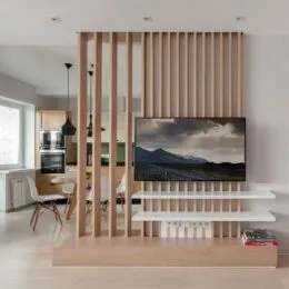 Wooden partition