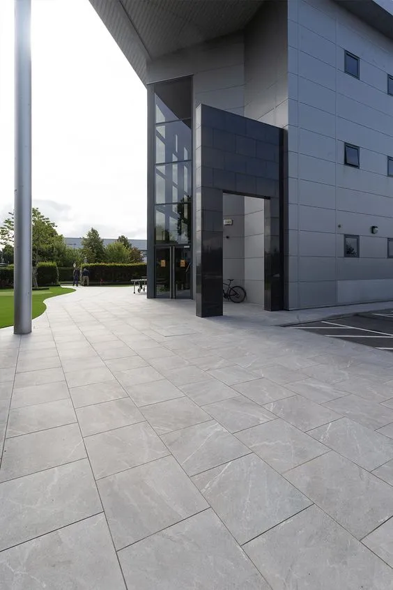 Parking tiles to improve aesthetics of outdoor spaces