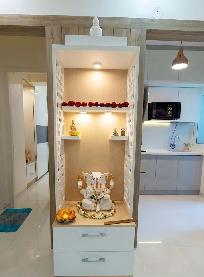 small pooja room designs in apartments