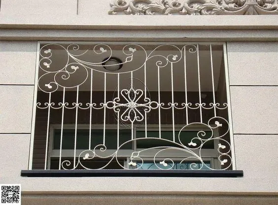 simple modern window grill design